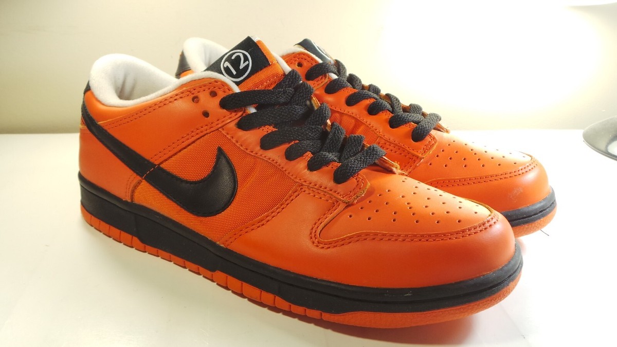 2004 NIKE DUNK LOW 307378 801 HOLLAND ORANGE 8.5 AIR FORCE MAX 1