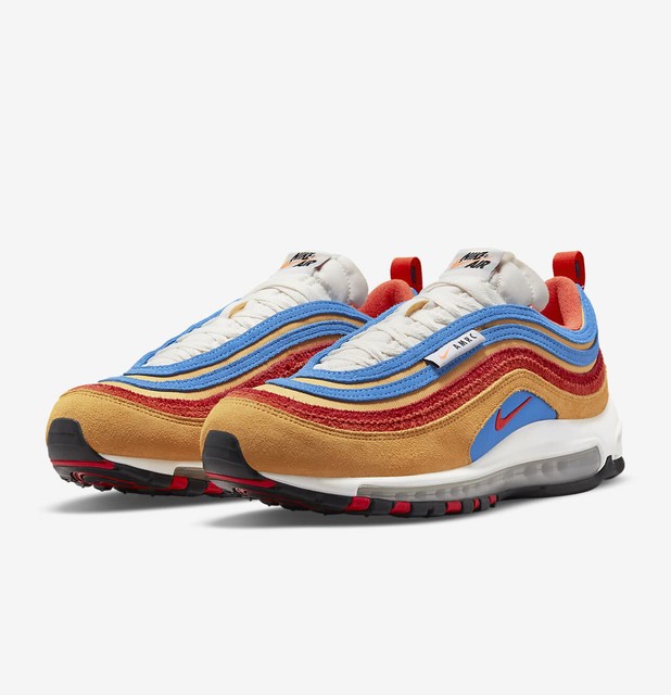 Size 14 - Nike Air Max 97 SE Running Club - Pollen Orange 2021 for sale online | eBay
