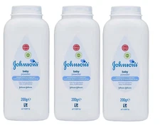 Johnson's Talcum Baby Powder Original Scent 200g/7oz-FREE SHIPPING-PACK OF 3