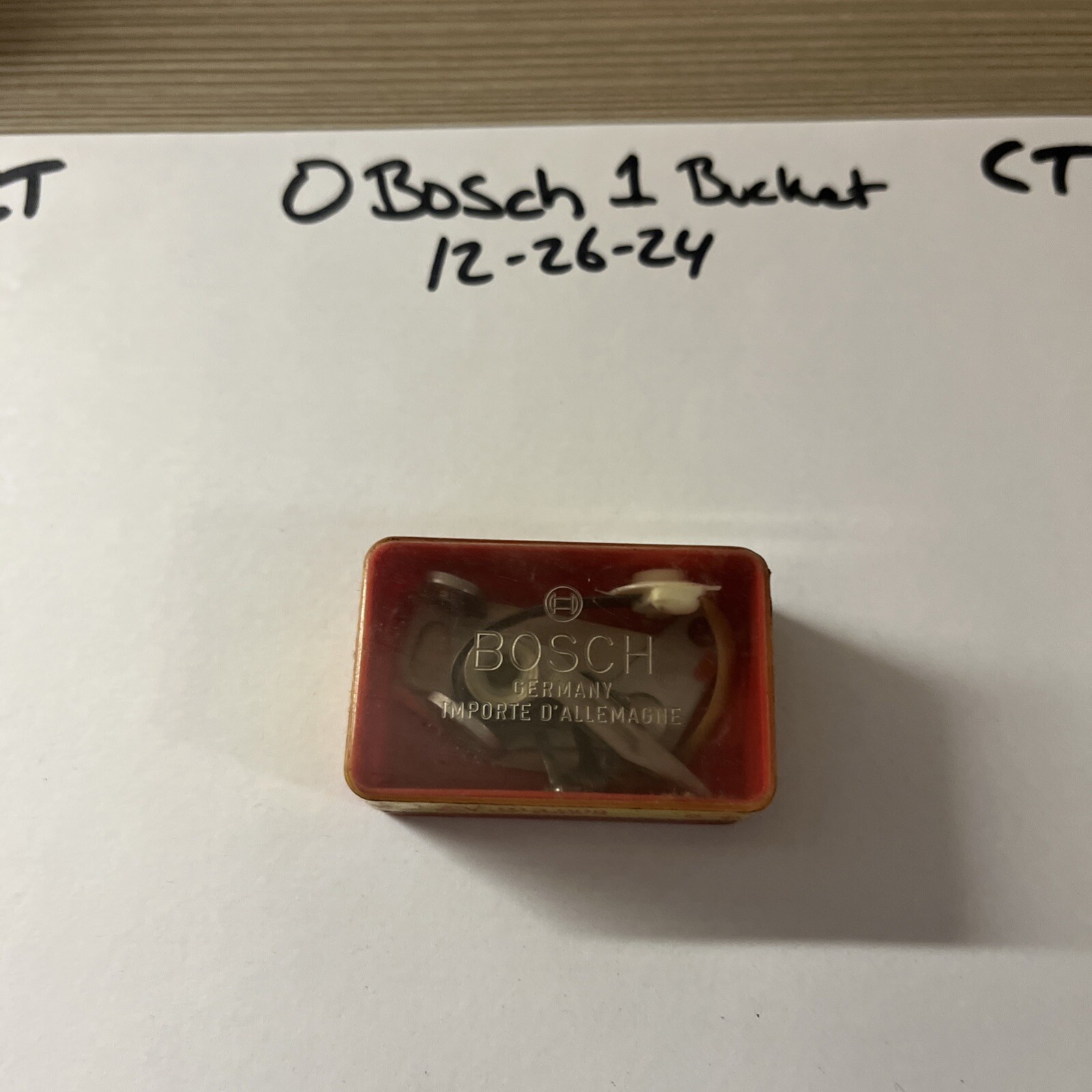 BOSCH POINT SET CONTACT POINT Set IGNITION POINTS  # 1 237 013 008  NOS Vintage