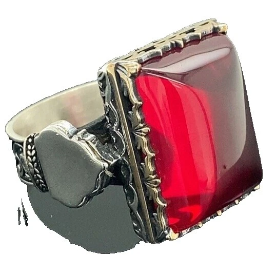 Anillo de cóctel Anillos Rubí 9.5 para Hombre