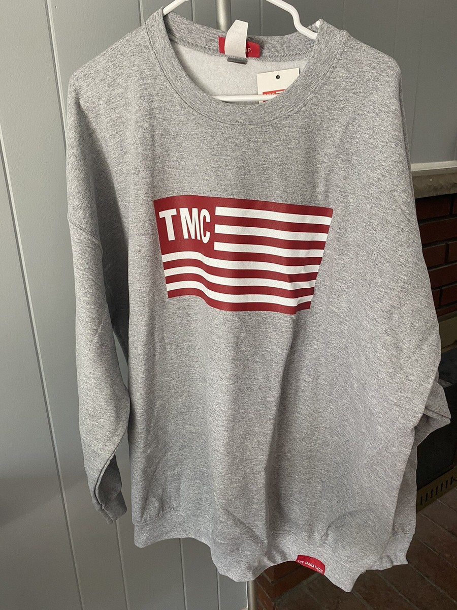NWT The Marathon Clothing SZ 3XL Gray Flag Block Logo