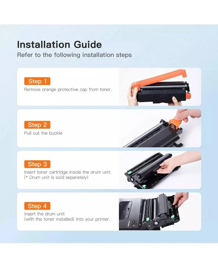 E-Z Ink (TM TN760 Compatible Toner Cartridges Replacement for Brother TN-760 TN7 - Image 2 of 4