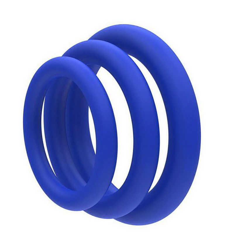 Cock Ring 3 Pack Soft Stretchy Silicone | Stay Hard Penis Rings Last ...