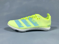 adidas Adizero Avanti Distance Running Spikes Yellow Aqua FW2246 Men 4 / Women 5