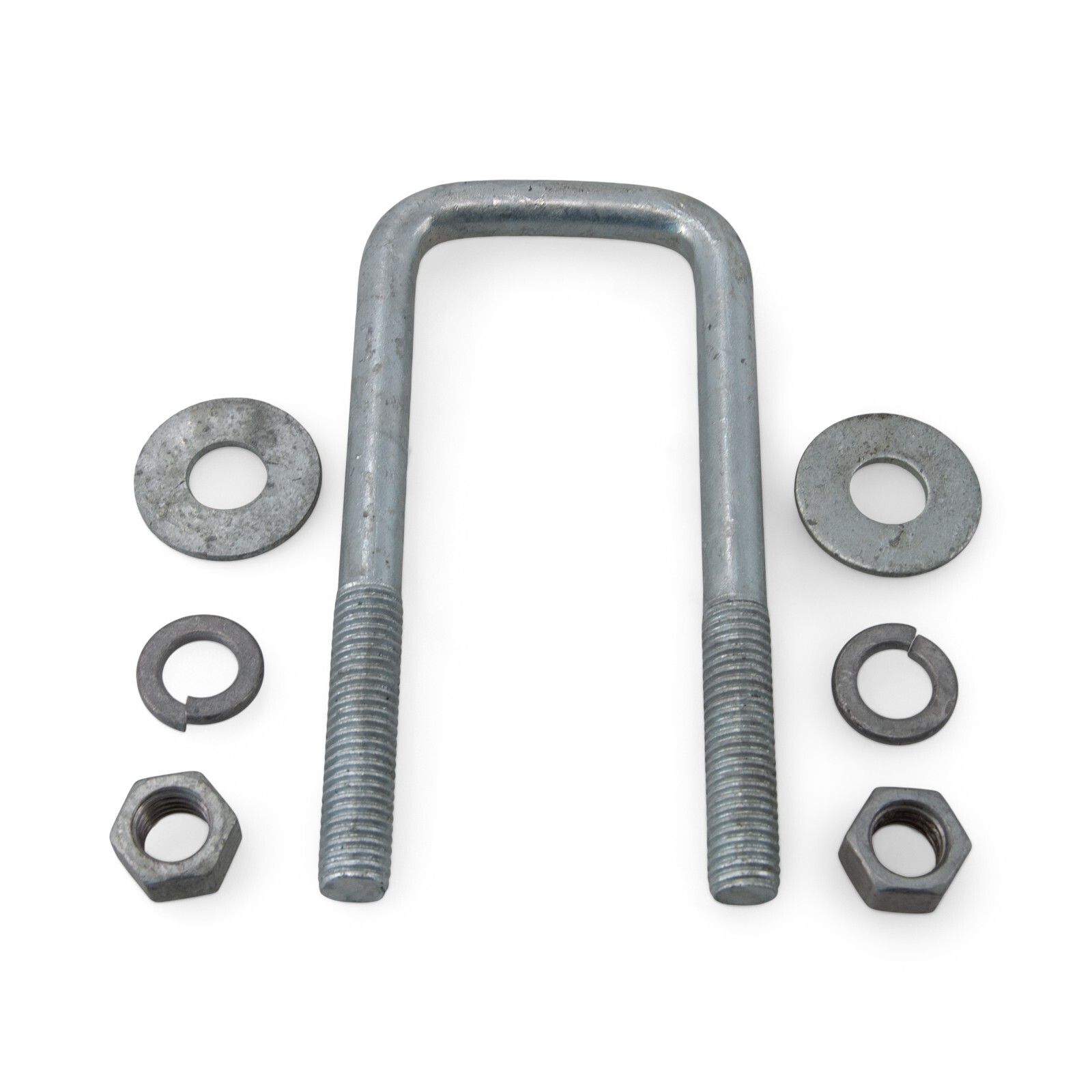 (4) Boat Trailer UBolt Hot Dipped Galvanized Square Ubolt 1/2"Diax2