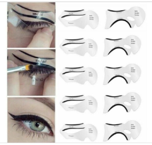 Winged Eyeliner Stencil Printable