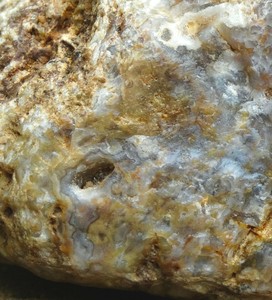 Lake Superior Agate MN 1 Pound 14.7 oz. Geode Moss Agate Gemstone #621
