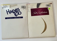 Hanes Pantyhose Silk Reflections Gentlebrown 715 Silky  Sheers Pearl H59 AB