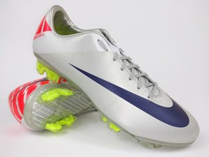 gray soccer cleats
