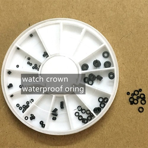 Watch Sealing Rings 10sizes/Box Rubber Watch Crown Waterproof Watch Seals O Ring Watch ...