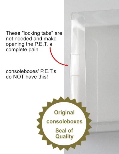 PREMIUM P.E.T. Plastic Box Protector for Nintendo 64 N64 Console Box - Snug Fit! - Image 2 of 4