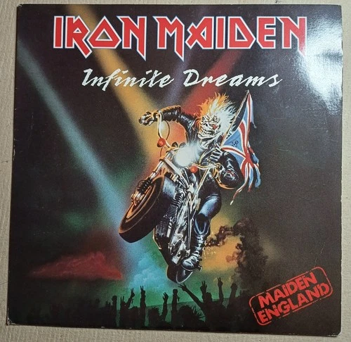 Iron Maiden Infinite Dreams Killers Live 7" Vinyl Record 1989 EM177 Heavy Metal