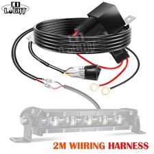 Wiring Harness Kit On-off Rocker Switch Relay Fuse Led Fog Work Light Bar 12v Wiring Harness Kit On-off Rocker Switch Relay Fuse Led Fog Work Light Bar 12v