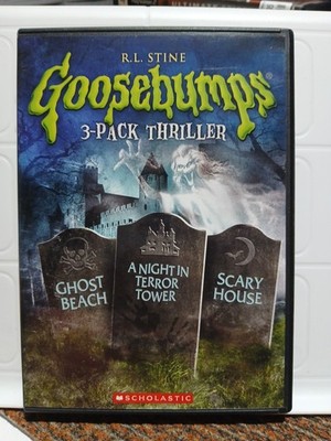 R.L. Stine Goosebumps 3 Pack Thriller DVD Ghost Beach Terror Tower Scary House