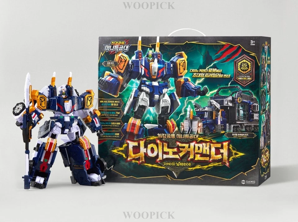 Miniforce Dinoid Warrior DINO COMMANDER Transformer Robot Trailer Toy 2025 - Image 3 of 4