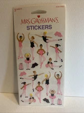 2003 Mrs. Grossman’s 3 Sheets Acid Free Giant Ballet Stickers New In Package