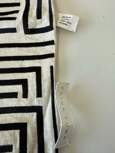 Trina Turk Embroidered Chevron Pillow - Thumbnail 4