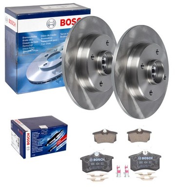 BOSCH BREMSSCHEIBEN + BELÄGE HINTEN passend für OPEL CROSSLAND X