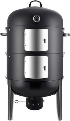 Vertical Smoker Realcook 20in Charcoal