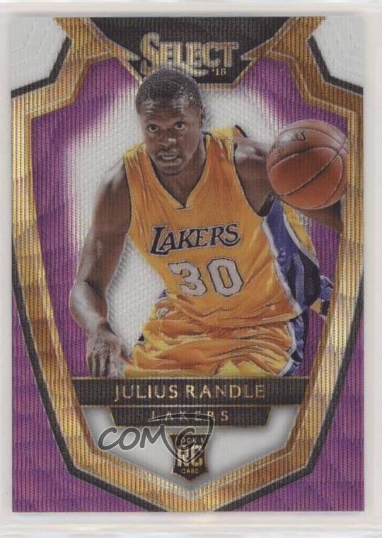 2014-15 Panini Select Premier Level Purple & White Prizm Julius Randle #150 u7r