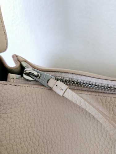 ALL SAINTS Pebbled Leather Shoulder/Crossbody Bag & Tethered Pouch (Powder Pink) - Picture 14 of 16