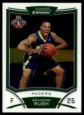 2008-09 Bowman Chrome Brandon Rush Rookie Indiana Pacers #149