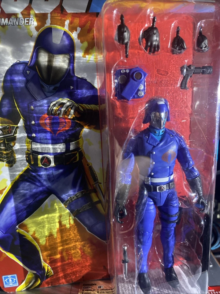 G.I. Figura de acción Joe Classified Series retro Cardback COBRA COMMANDER 6" Foto 3 de 3