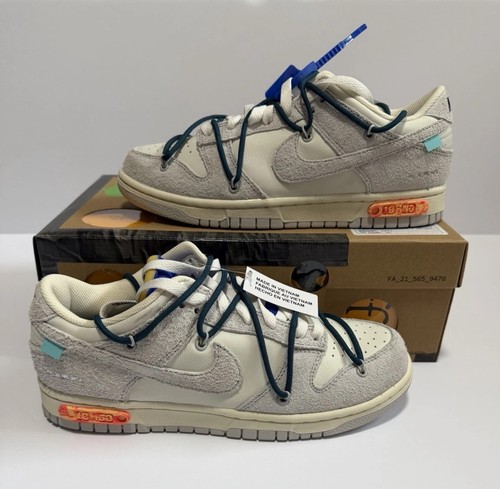 Nike x Off-White Dunk Low - Lot 16 of 50 Size 8 DJ0950-111 Brand New