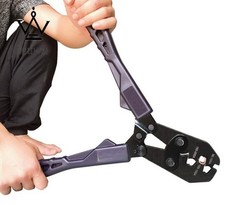 5A-200A Terminal Clamp Pliers Copper Terminal Crimping Pliers OT Brass Nose