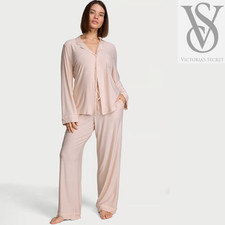 SALE Victoria's Women's Secret SoSoft Modal Long Pajama Set Shimmer NWT