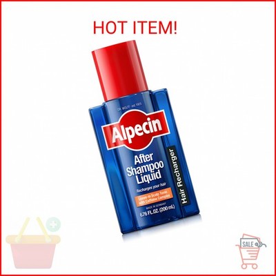 Alpecin After Shampoo Caffeine Liquid 6.76 fl oz I Topical Solution for Men's Th