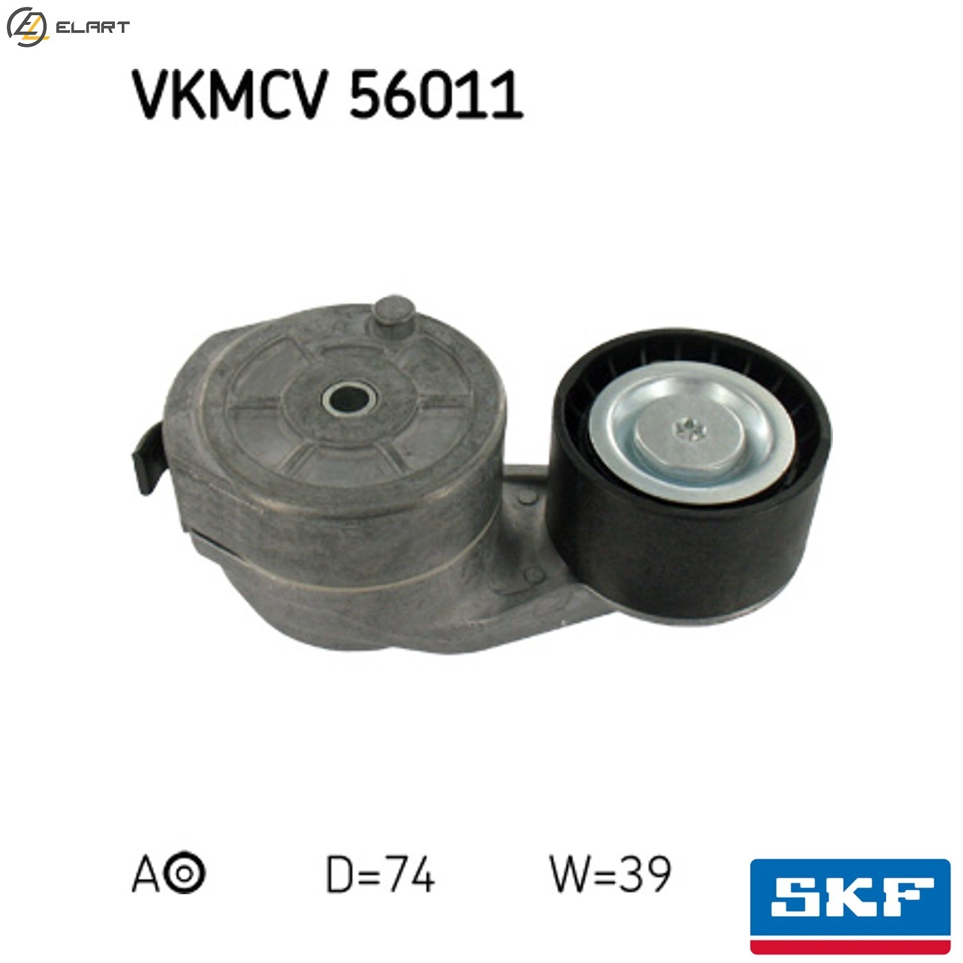 BELT TENSIONER VRIBBED BELT VKMCV 56011 FOR SCANIA P,G,R,T/-/series 9.3L 5cyl