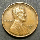 1931-D Lincoln Wheat Small Cent Penny, Business Strike, Denver Mint Bronze BN