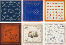 Premium Soft Cotton Bandanas Pack for Men and Women Paisley 22 X 22 Inches