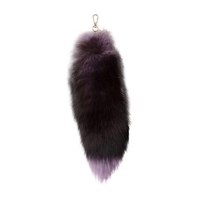 Faux Fox Tail Keychain Backpack Charm Cosplay Handbag Accessory Extra Large G