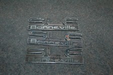 3 Used Genuine 2000-2005 Pontiac Bonneville Sle Emblem Dark Gray Door Qty-3
