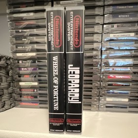 2 games for 1 Jeopardy! Nintendo NES Manual Included Wheel of Fortune maual