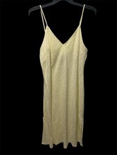 A NEW DAY WOMENS SLIP DRESS V Neck Side Slits Size XL Pool Beach Lounge Vacation