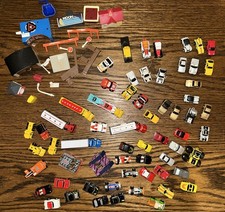 69 Vintage 1980s Micro Machines LOT Semi Deluxe Rares Road Champs Galoob Funrise