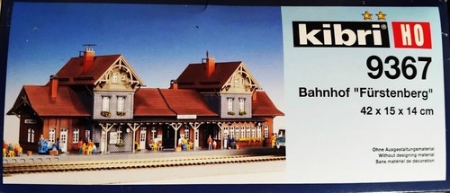 KIBRI 9367 Kit Stazione ferroviaria "Furstenberg" - scala H0 | Zustand: Nuovo