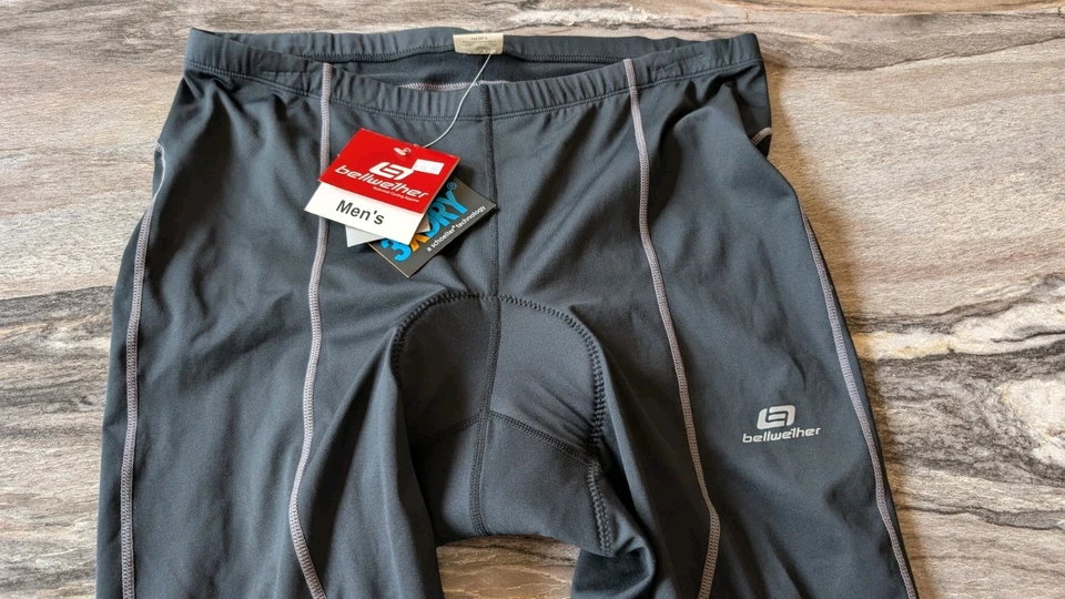 Bellwether 骑行短裤 长裤 尺寸 XXL 2XL 男式 ~ 黑色 自行车 全新 — 第 2/4 张图片
