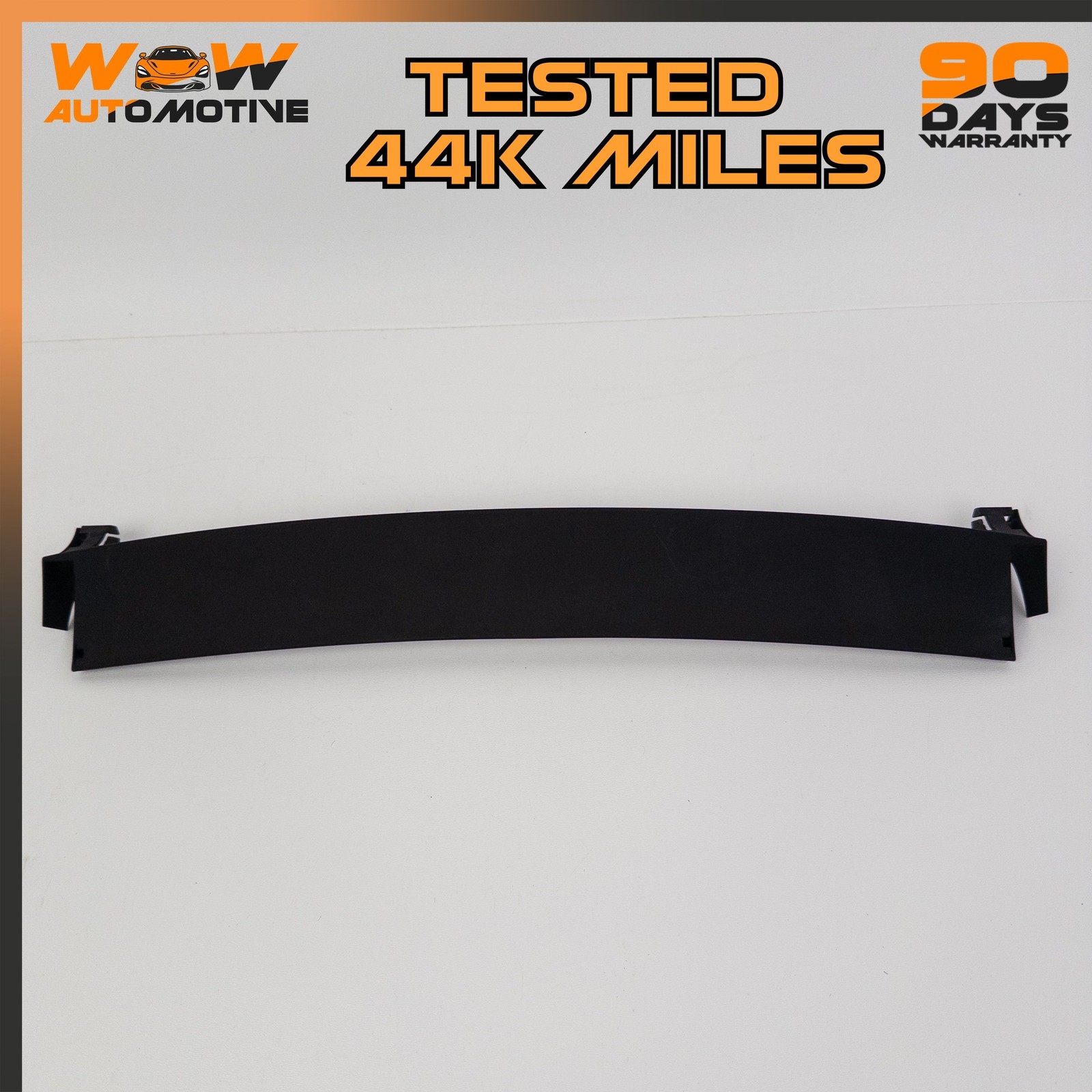 04-17 BENTLEY CONTINENTAL GT REAR SPOILER PANEL BOOT TRIM COVER BLACK OEM