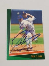 Dave Fleming Seattle Mariners 1993 Score Select Autograph Rookie Card #271 READ . rookie card picture