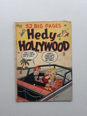 Hedy Of Hollywood 38 Timely Comics 1950 
