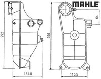 Mahle CRT119000S AusgleichsbehäLter FüR KüHlmittel AusgleichsbehäLter