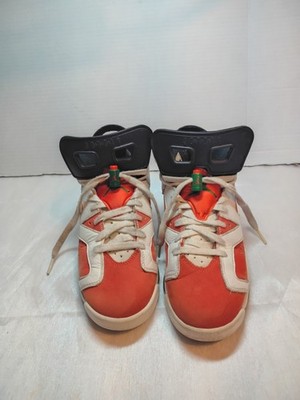 Jordan 6 VI Retro Gatorade Be Like Mike White Orange Sz 5.5Y No Box 384665-145