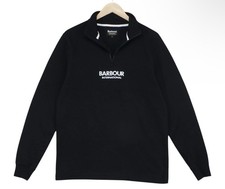 Barbour International Half Zip Blue Formula Jumper Size Medium
