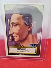 1952 Topps LOOK & SEE Card #106  MACHIAVELLI  Item 2     Nice VG/EX   O/C