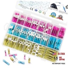 250Pcs Heat Shrink Wire Connectors, Waterproof Automotive Marine 250PCS Combo